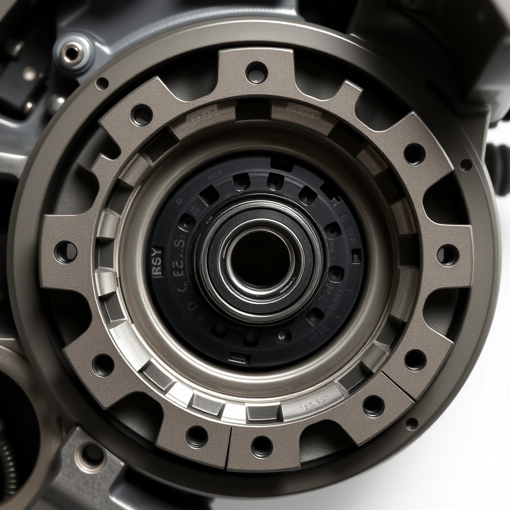 A top-down view of an Echo CS-590 Timber Wolf with the new clutch drum and needle bearing