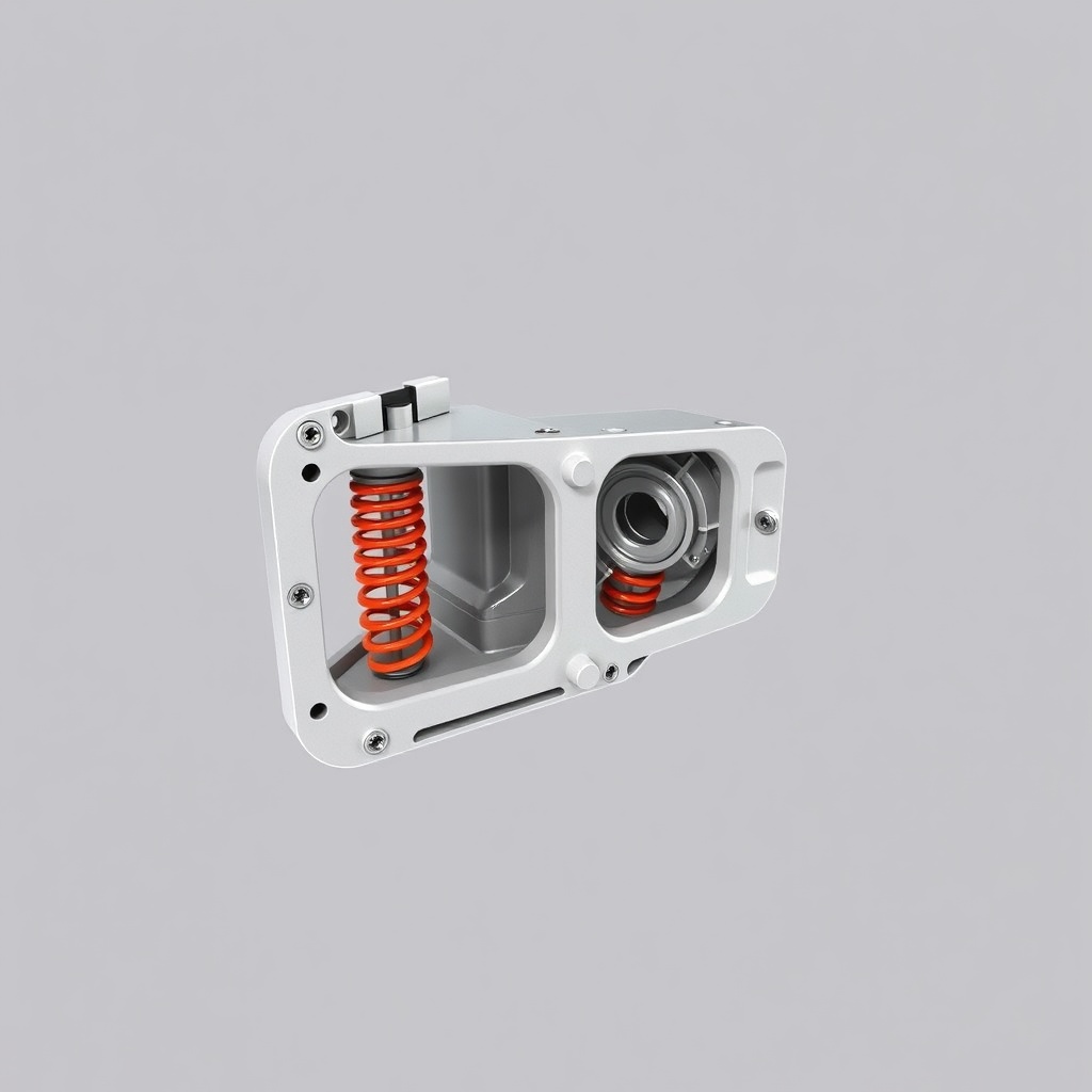 A clean photorealistic illustration showing a cutaway view of the Husqvarna 460 Rancher ha