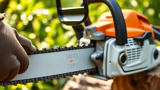 Stihl MS 261 C-M Chain Brake Replacement Guide
